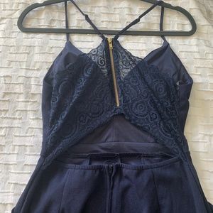 Emerald Sundae Navy Jumpsuit